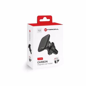 FORCELL F-GRIP Carbon H-CT325 magnētiskais auto turētājs gaisa Ventilim melns