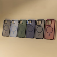 Frozen Magnētiskais viedtālruņa apvalks iPhone 12 Pro Max 6,7" melns