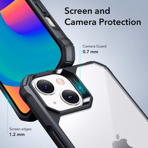 ESR Air Armor viedtālruņa apvalks iPhone 14 Plus - skaidrs melns