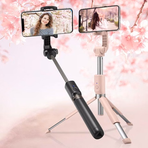 selfiju nūja Spigen S540W Bluetooth ar trijkāji - melns
