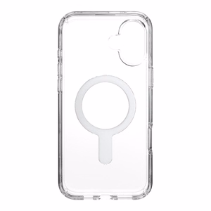Speck Presidio Perfect-Clear vāciņš ar MagSafe un ClickLock iPhone 16 Plus tālrunim, Clear/Chrome