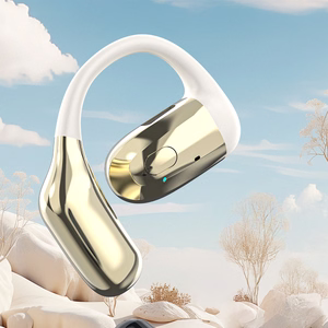 Dudao U4Pro Bluetooth universal over-ear headset for both ears - beige and gold