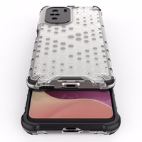 Honeycomb apvalks bruņu apvalks ar TPU buferi Xiaomi Redmi K40 Pro+ / K40 Pro / K40 / Poco F3 sarkans