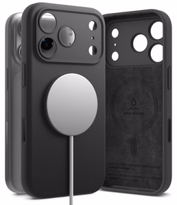 Ringke MagSafe silikona vāciņš modelim iPhone 18 Pro Max – melns
