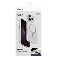 Uniq LifePro Xtreme Magclick uzlādes apvalks iPhone 16 Pro Max - skaidrs