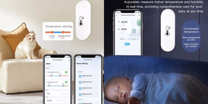 TUYA Smart Temperature and Humidity Sensor, Wi-Fi