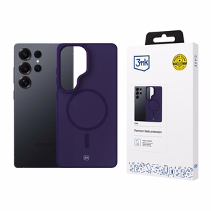 3mk Smoke MagCase priekš Samsung Galaxy S25 Ultra violets-caurspīdīgs