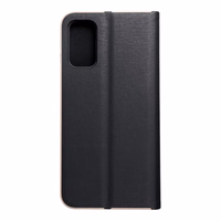 Viedtālruņa apvalks LUNA Book - melns, paredzēts Xiaomi Redmi Note 10 5G / Poco M3 Pro / Poco M3 Pro 5G