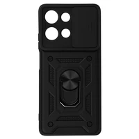 Slide Camera Armor viedtālruņa apvalks Motorola Moto G75 5G melns