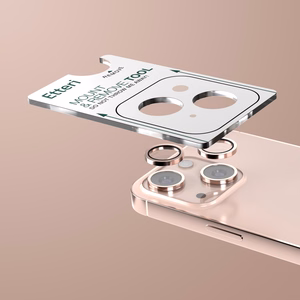 Etteri защита объектива камеры iPhone 13 / 13 Mini розовый