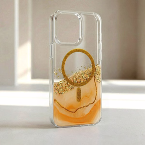 Epoxy Mag maciņš iPhone 15 6,1" oranžs