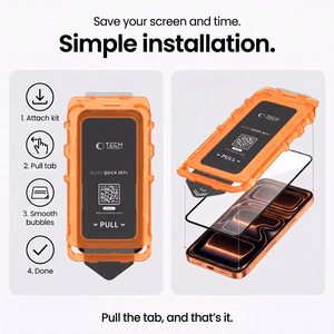Tech-Protect Quick Set+ rūdīta stikla aizsargi modelim Google Pixel 9 Pro XL / 10 Pro XL / 11 Pro XL, 2 gab.