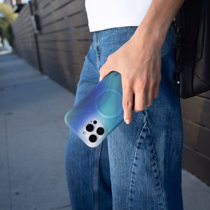 Incase Halo Case vāciņš ar MagSafe iPhone 16 tālrunim, Tidal Ocean krāsā