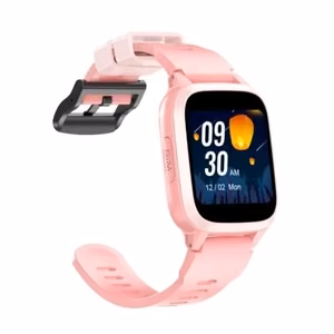 HiSmart Q112A 4G GPS viedpulkstenis bērniem ar videozvaniem, rozā