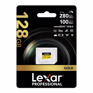 Atmiņas karte Lexar GOLD microSDXC 128 GB