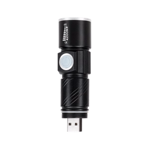 Алюминиевый фонарь Rebel, 3 Вт, ZOOM, штекер USB