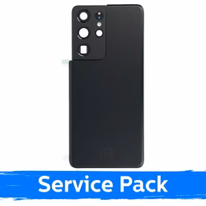 Aizmugurējais vāciņš saderīgs ar Samsung G998 S21 Ultra / Phantom melns / (Service Pack)