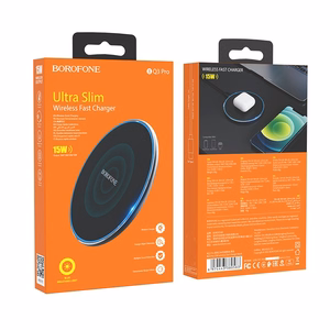 Bezvadu lādētājs Borofone BQ3 Pro 15W melns