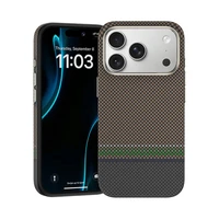 Benks magnētiskais Armor Pro Prestige Kevlar 600D viedtālruņa apvalks (Y069) Iphone 17 Pro (ar kameras vadības pogu)