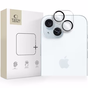 Tech-Protect Kameras vāciņš iPhone 14 / 14 Plus / 15 / 15 Plus - caurspīdīgs