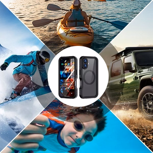 Viedtālruņa ūdensizturīgs apvalks SHELLBOX GT - melns (m)