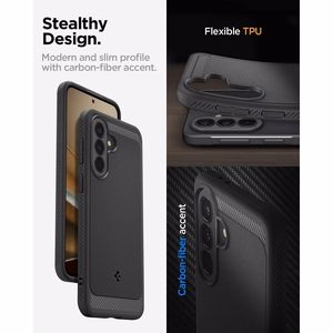 Spigen Rugged Armor Case for Samsung Galaxy A37 5G - Black