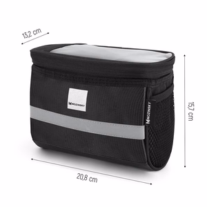 Wozinsky Bike Handlebar Bag with Phone Case 2L Black (WBB12BK)