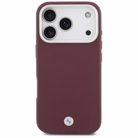 BMW Sign pilnībā pārklājošs metāla magnētiskais viedtālruņa apvalks iPhone 17 Pro - sarkans