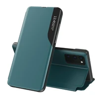 Viedtālruņa apvalks Samsung Galaxy A72 4G zaļš ar statīvu, Eco Leather View Case