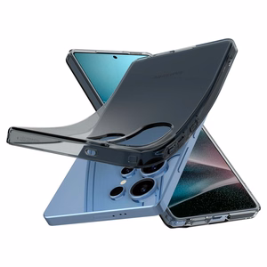 Spigen Liquid Crystal viedtālruņa apvalks Samsung Galaxy S25 Ultra - daļēji caurspīdīgs