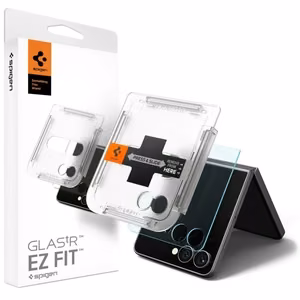 Spigen Glas.TR EZ Fit HD Rūdīts aizsargstikls Samsung Galaxy Z Flip 7 - caurspīdīgs