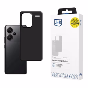 3mk Matēts viedtālruņa apvalks Xiaomi Redmi Note 13 Pro+ - melns