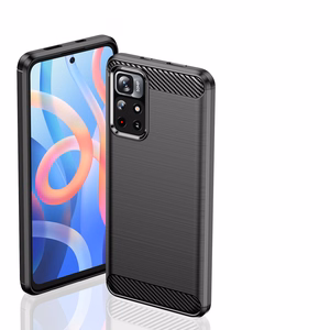 Oglekļa apvalks elastīgs apvalks Xiaomi Redmi Note 11 melns
