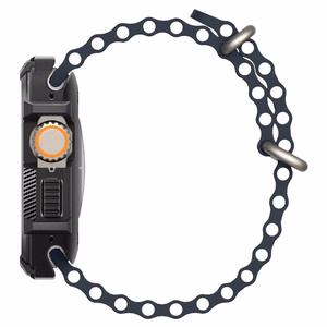 Spigen Rugged Armor maciņš Apple Watch Ultra 49 mm, matēti melns