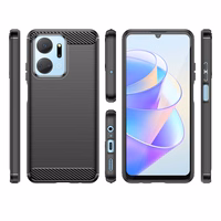 Viedtālruņa oglekļa apvalks Honor Play 40 Plus / Honor X7a (m) - melns