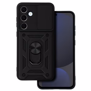 Чехол Slide Camera Armor для Samsung Galaxy S24 FE чёрный