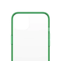 PanzerGlass ClearCase antibakteriālais viedtālruņa apvalks ar Military Grade sertifikātu iPhone 13 / 14 / 15 - caurspīdīgs zaļš