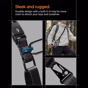 SPIGEN DA30M UNIVERSAL LANYARD STRAP CROSSBODY melns