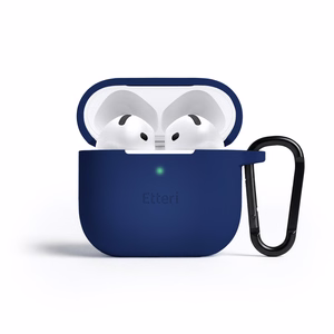 Etteri silikona maciņš AirPods 4 tumši zils