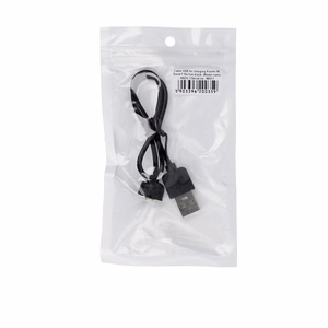 Kabelis (m) USB A uzlādei XIAOMI Mi Band 7 0,15 m - melns