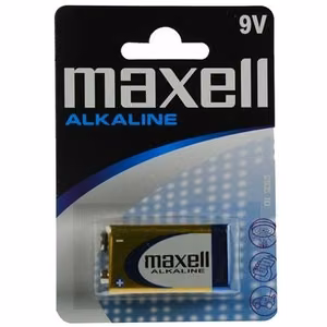 MAXELL sārmainā baterija 9V, 6LR61, 1 gab.