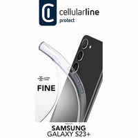 Cellularline Fine - maciņš Samsung Galaxy S23+ (caurspīdīgs)