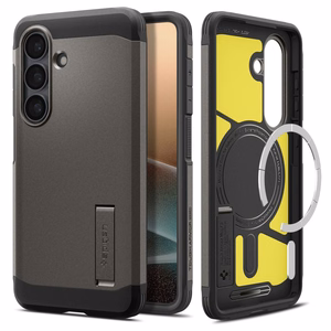 SPIGEN futrālis TOUGH ARMOR saderīgs ar MagSafe priekš SAMSUNG S26 gunmetal