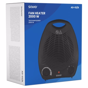 Savio AD-02 B sadzīves ventilators, melns