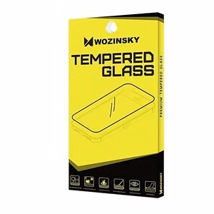 Rūdīts stikls Wozinsky 5D Full Glue Apple iPhone 12 Mini maciņam draudzīgs melns