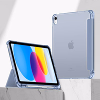 Tech-Protect SC Pen hibrīda apvalks iPad 10 / 2022 - zils - caurspīdīgs