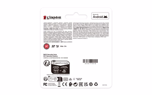 Kingston Technology 512GB microSDXC Canvas Select Plus Gen3 150MB/s A1 karte + adapteris