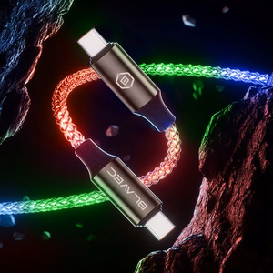 Blavec Kabel Neon - TYP C na Typ C - PD 60W 3A 1 metre (CNE-CC3L1) luminous RGB