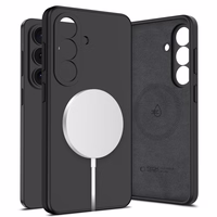 Tech-Protect silikona MagSafe futrālis Samsung Galaxy S26+ - Melns