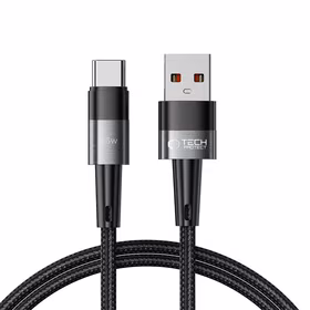 Tech-Protect UltraBoost USB-C / USB-C kabelis 66W 6A 1m - pelēks